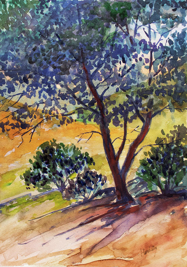 Marin Foothills #1 Painting by David Hardesty