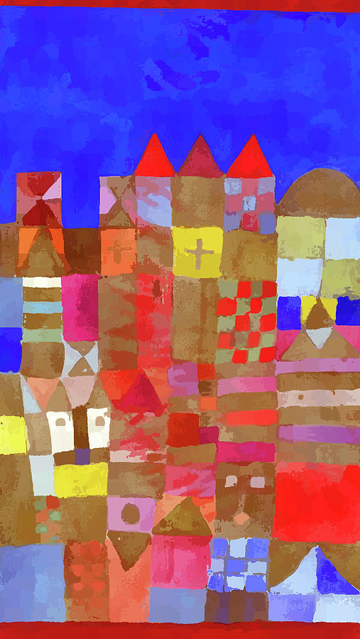 Marjamshausen Painting by Paul Klee