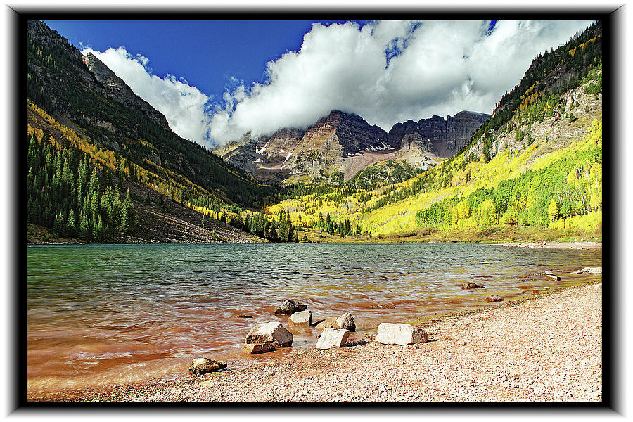 Maroon Bells #1 Photograph by Richard Risely