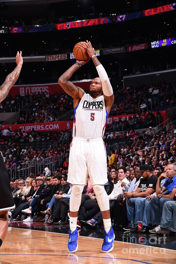 Los Angeles Clippers Photograph - Marreese Speights #1 by Andrew D. Bernstein
