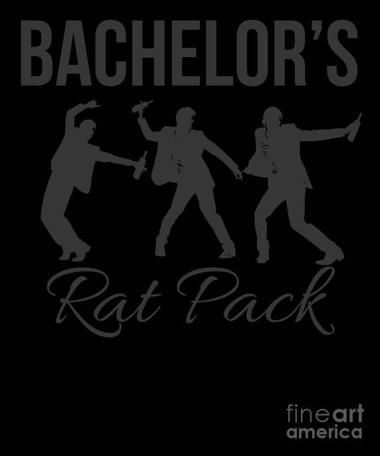 Wedding Digital Art - Marriage Bachelor Party Stag Night Bridegroom Groom Bachelor Rat Pack Gift #1 by Thomas Larch