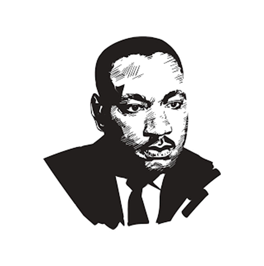 Martin Luther King Jr. Day Drawing by Lisette Littel - Fine Art America