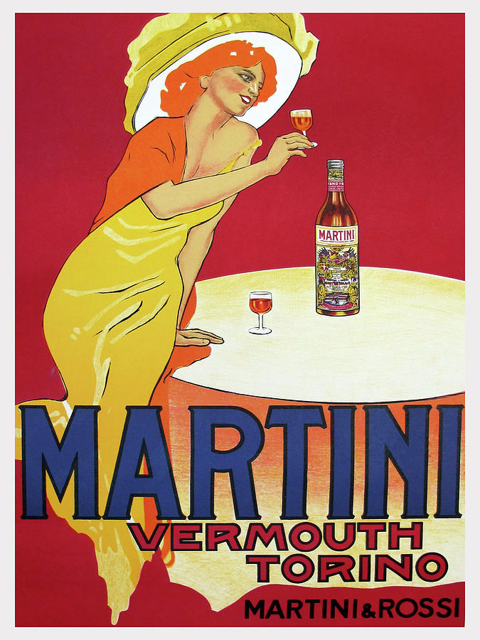 Martini and Rossi Painting by Vintage Alcohol Posters Fine Art America