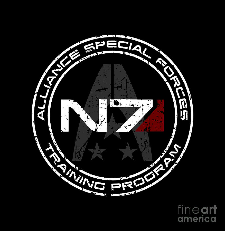 Mass Effect N7 Digital Art By Andrew D Frantz Fine Art America 3128