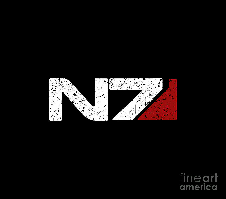 Mass Effect N7 Digital Art By Edmun Dowest Pixels   1 Mass Effect N7 Edmun Dowest 