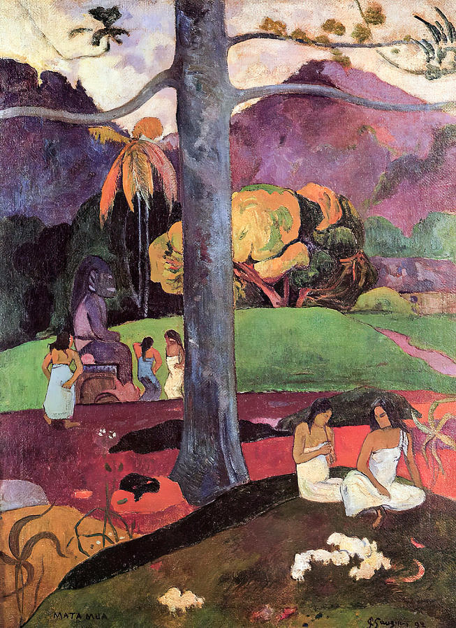 Paul Gauguin Painting - Mata Mua #1 by Paul Gauguin