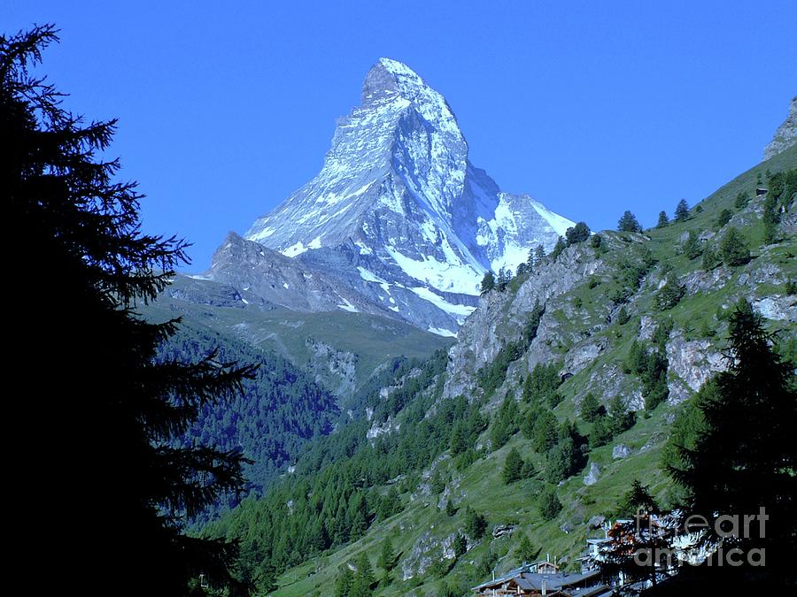 Matterhorn - Zermatt #2 Digital Art by Joseph Hendrix