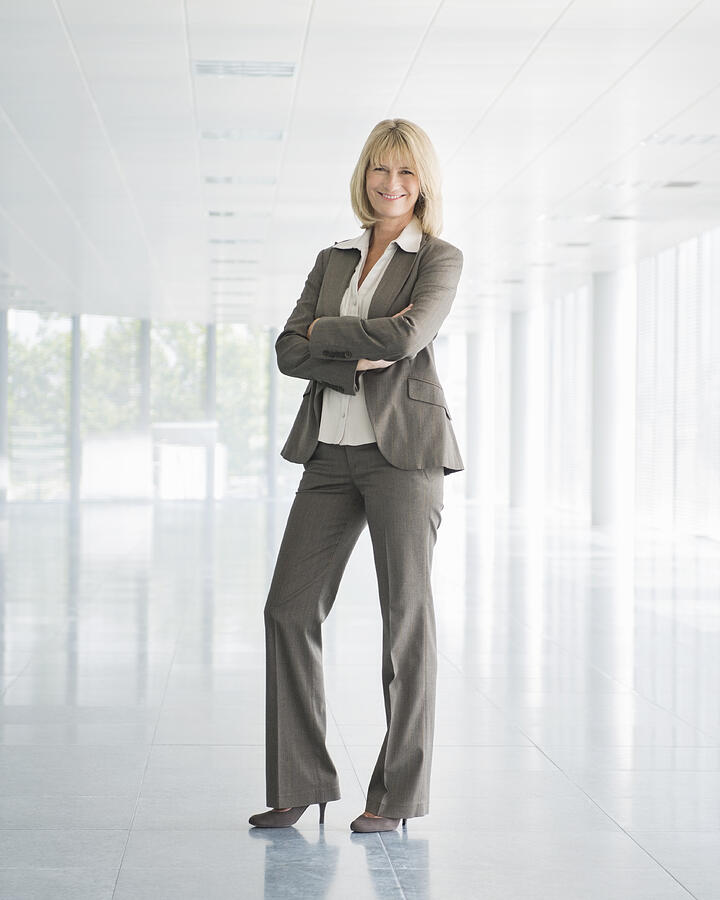 Mature Businesswoman - Full Length #1 Photograph by JohnnyGreig