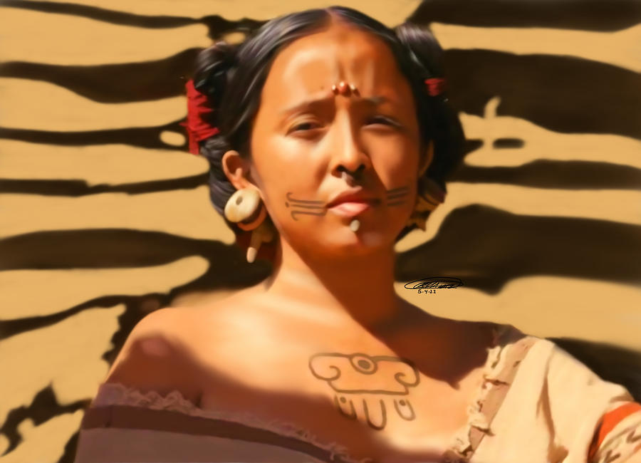 Mayan Women Digital Art By Rodolfo Moreno Solorio Fine Art America 