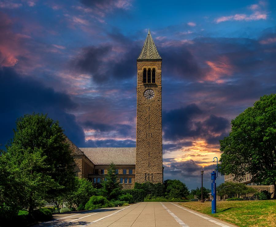 McGraw Tower and Uris Library - Cornell University #3 Photograph by Mountain Dreams
