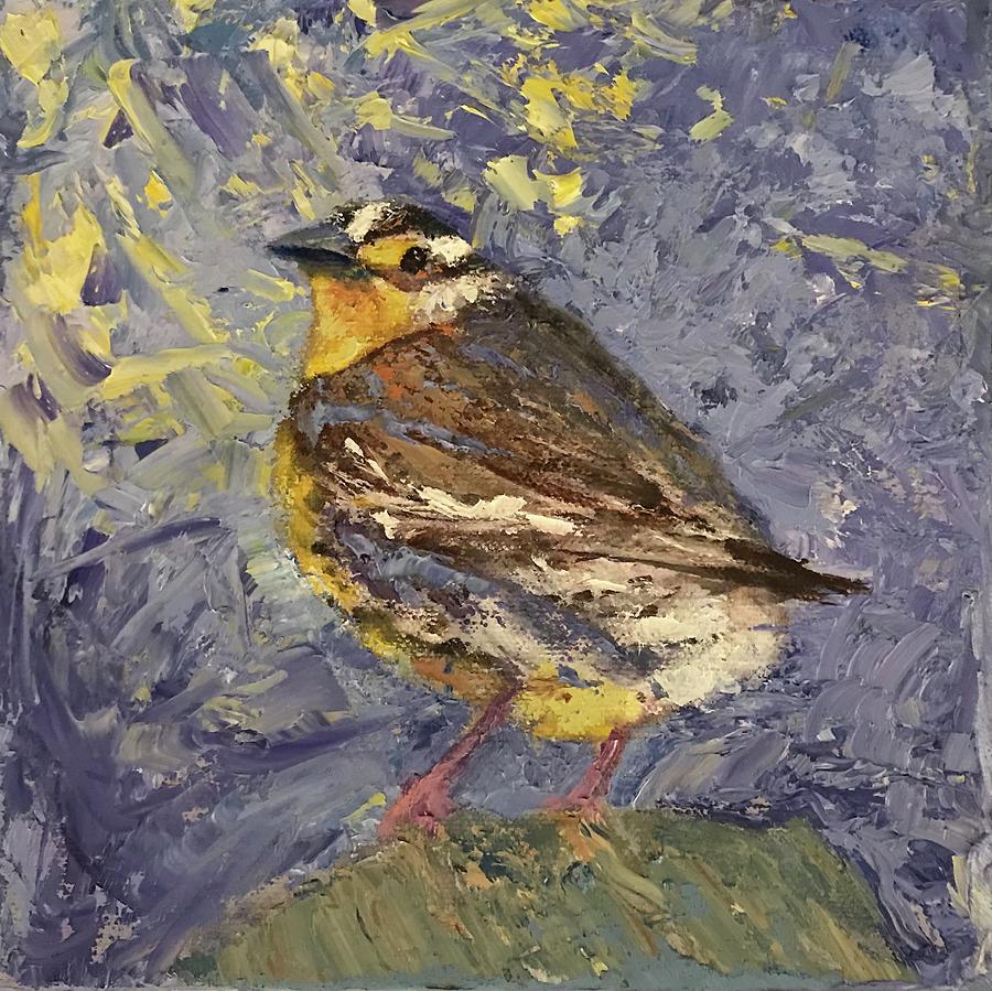 Meadowlark Painting by Marsha Karle