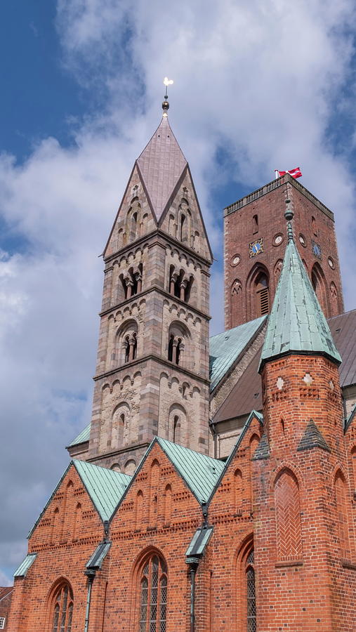 Medieval cathedral, Church of our Lady in Ribe, Denmark - HDR #1 Photograph by Elenarts - Elena Duvernay photo