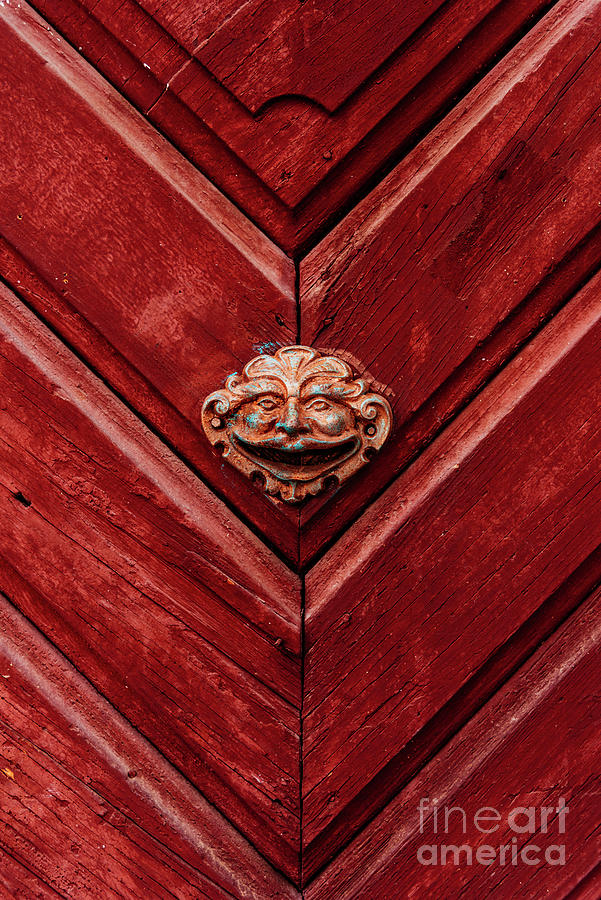 Medieval door knocker on castle entrance  #1 Photograph by Jelena Jovanovic