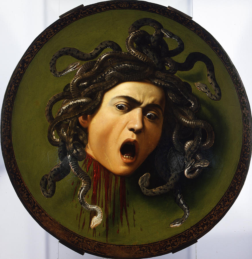 Medusa Painting - Medusa by Caravaggio
