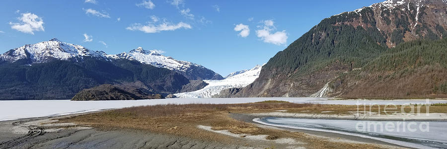 Mendenhall Lake in the Spring Photograph by Charles Vice