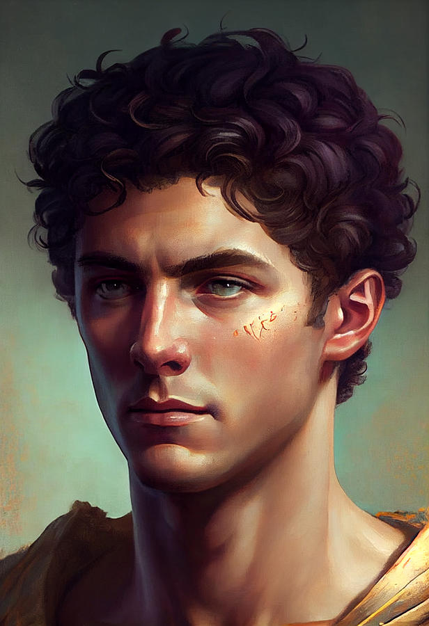 Mercurius an insanely hansome young roman man by Asar Studios Digital ...