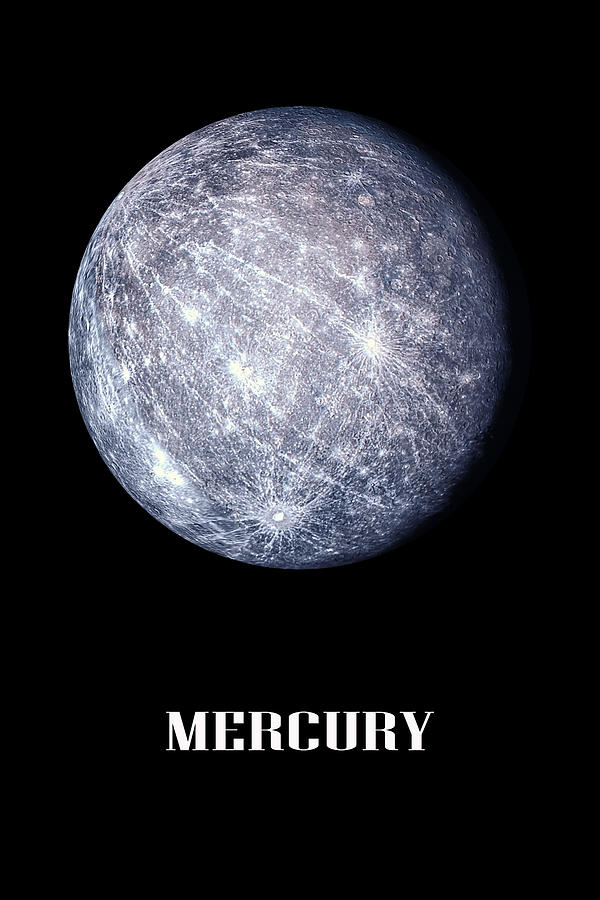 Fantasy Digital Art - Mercury Planet  #2 by Manjik Pictures