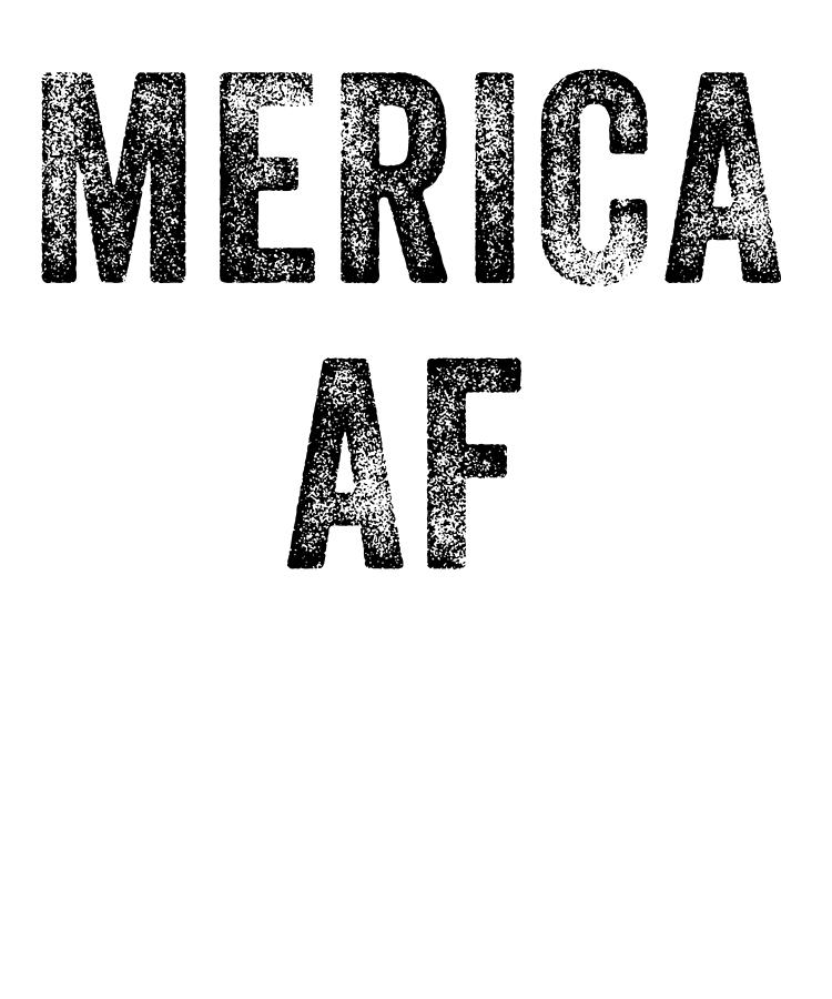 Merica Af Digital Art by Jane Keeper - Fine Art America