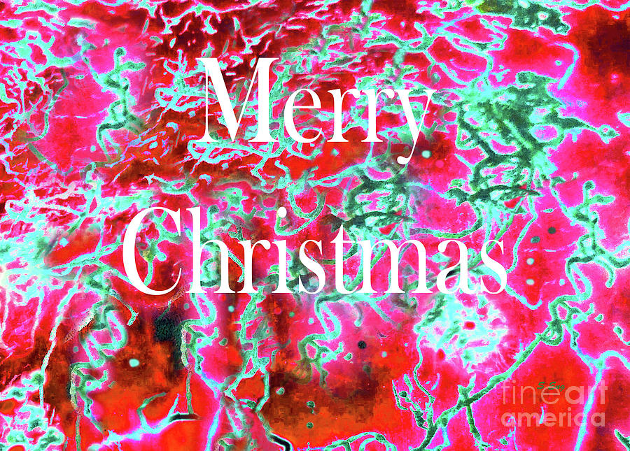 Merry Christmas Card #1 Mixed Media by Sharon Williams Eng