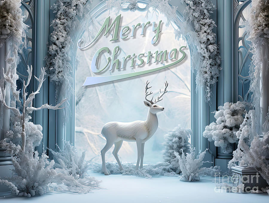 Merry Christmas  #1 Digital Art by Elaine Manley