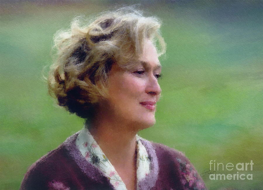 Meryl Streep #1 Digital Art by Jerzy Czyz