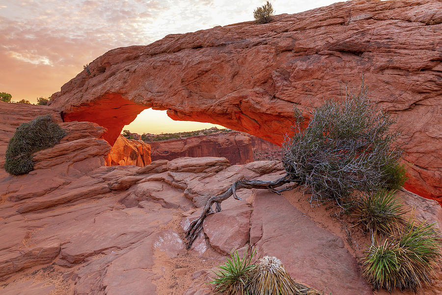 Mesa Arch At Sunrise Photograph