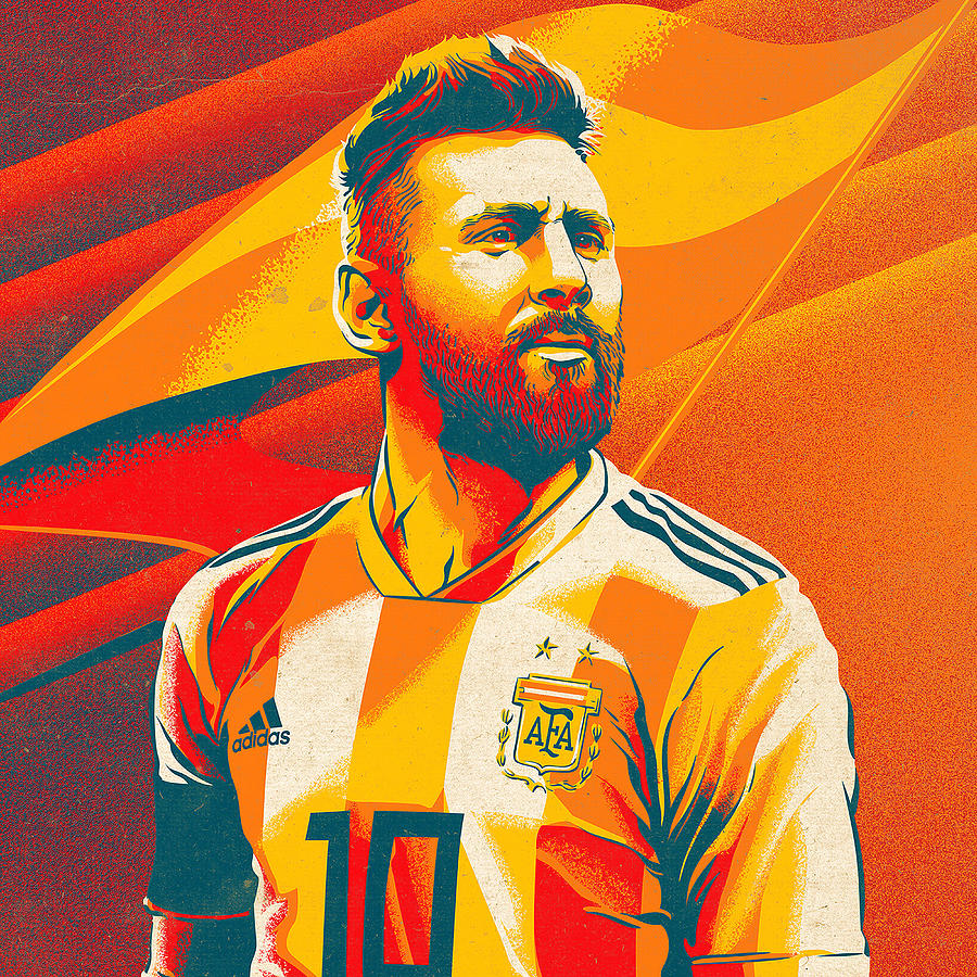 Messi Digital Art by Lac Lac - Pixels