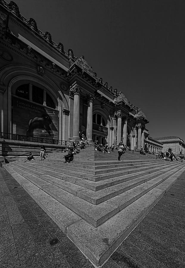 Metropolitan Museum Steps Photograph