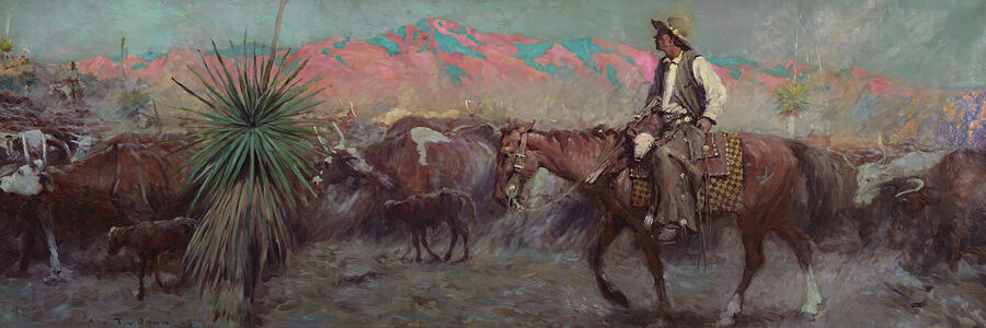 Mexican Calf #1 Painting by Harvey Dunn Mexican Calf #1 Painting by Harvey Dunn