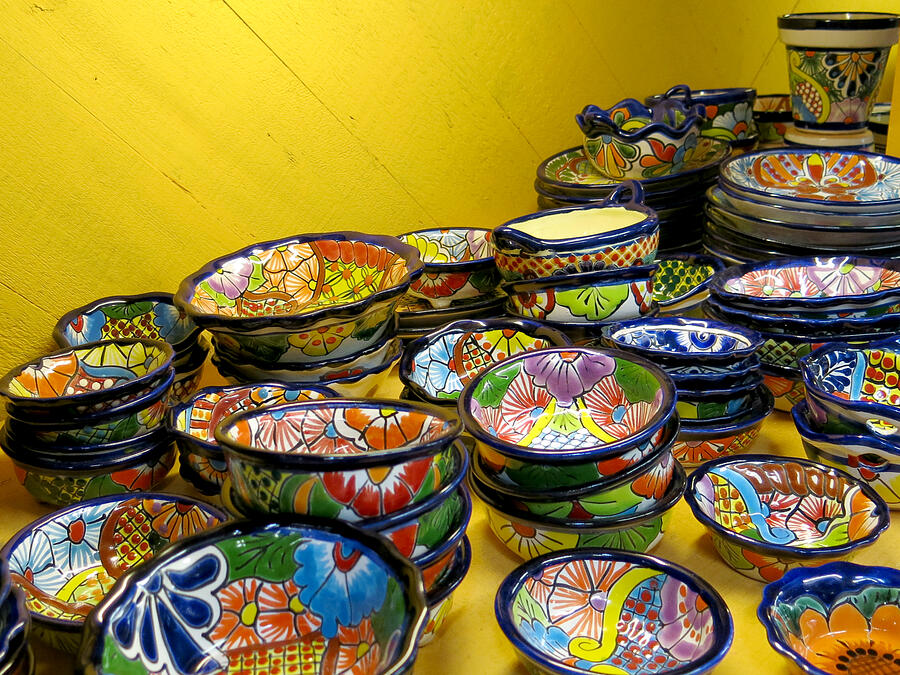 Mexican Pottery Photograph by Katie Dobies - Fine Art America