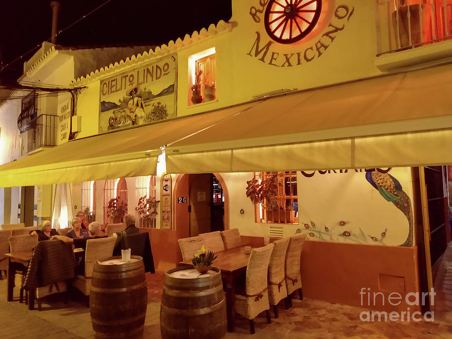Andalucia Photograph - Mexican restaurant #1 by Rod Jones