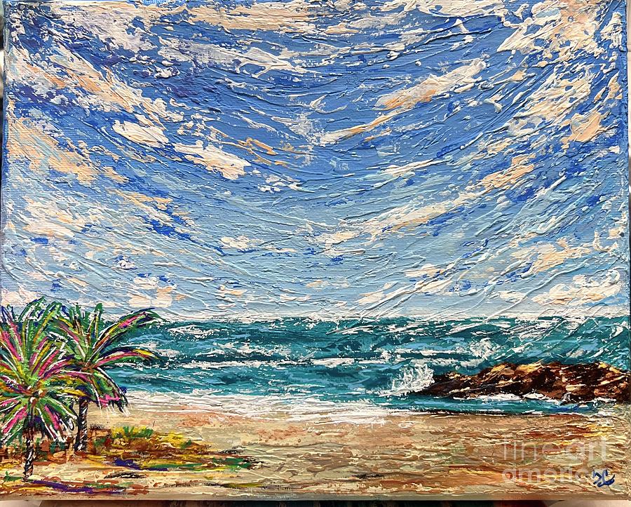 Mexico Beach Florida #1 Painting by Susan Cliett