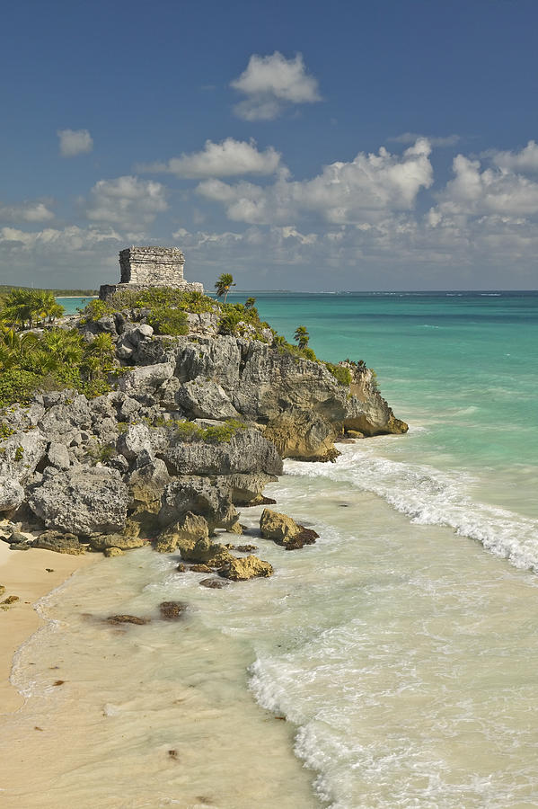 Mexico, Yucatan Peninsula, Quintana Roo, Mayan Tulum Ruins #1 Photograph by Joseph Sohm-Visions of America
