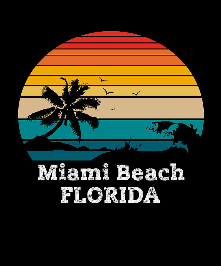 Miami Beach FLORIDA Drawing by Bruno - Pixels