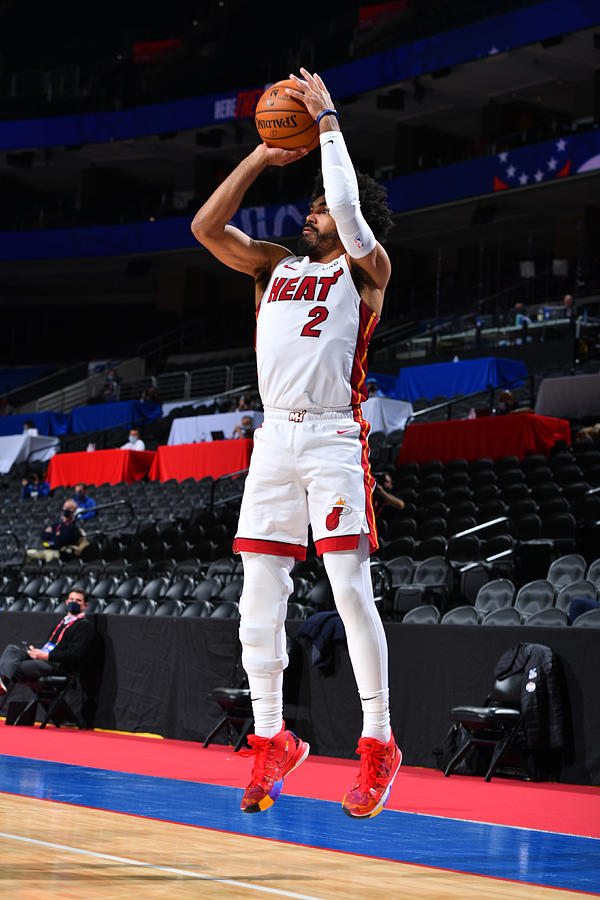 Miami Heat v Philadelphia 76ers #1 Photograph by Jesse D. Garrabrant