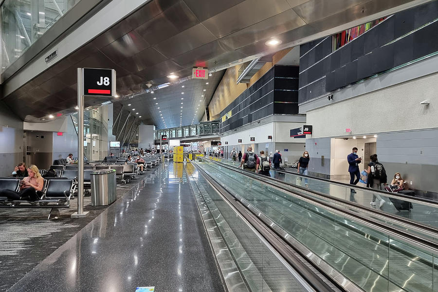 Miami international airport gate waiting area view Photograph by Brch ...