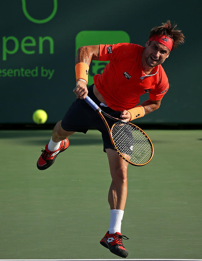 Miami Open Tennis - Day 8 #1 Photograph by Mike Ehrmann