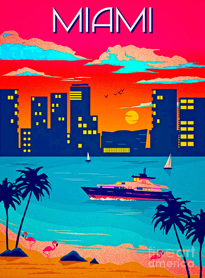 Miami Digital Art by Steven Parker - Fine Art America