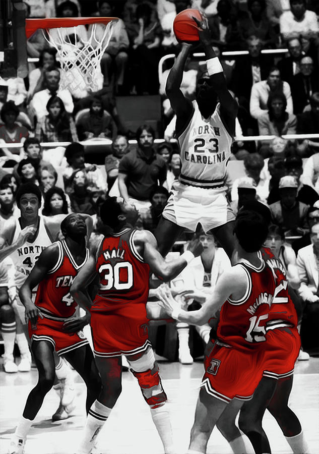 Michael Jordan Rises 3f Mixed Media by Brian Reaves - Fine Art America