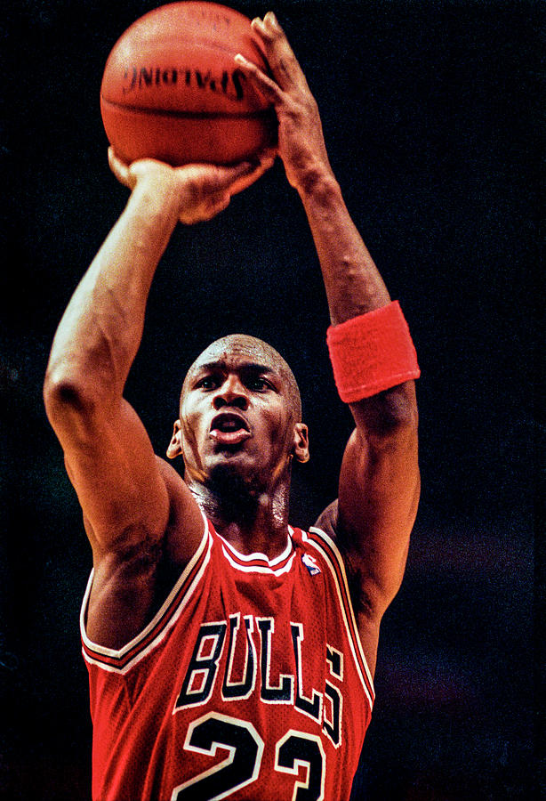 Michael Jordan Chicago Bulls Collage Original Artwork North Carolina NBA  Basketball Metal Print