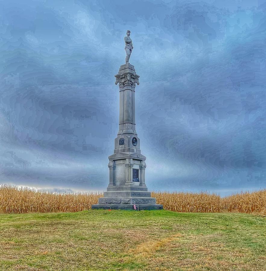 Michigan Cavalry Brigade Monument Photograph By William E Rogers - Pixels