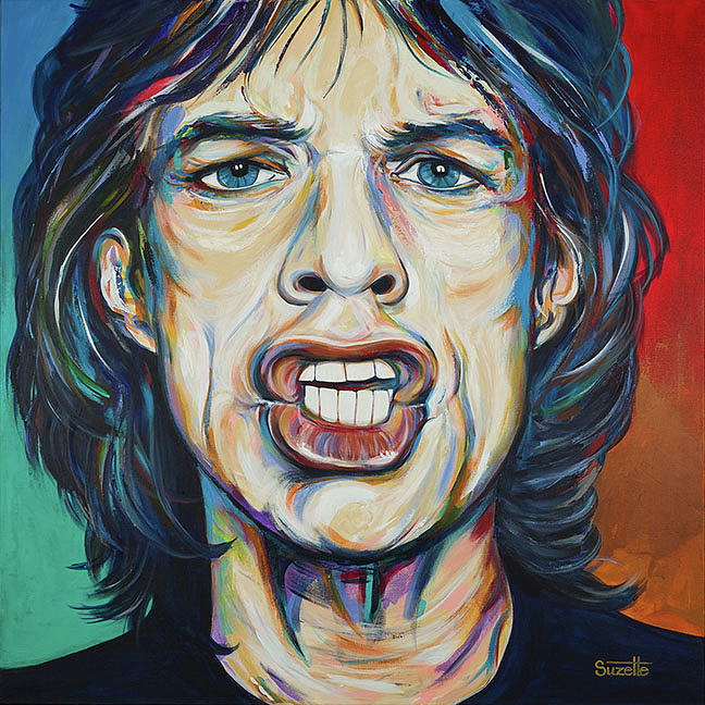 Mick Jagger Painting