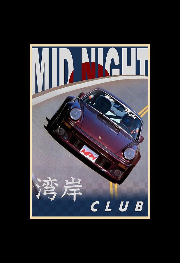 Car Digital Art - Mid Night Club #1 by Sixa Greff