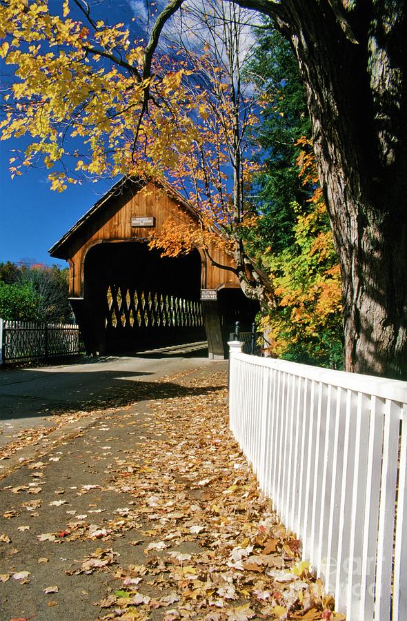 Middle Bridge in autumn Photograph by Michael McCormack - Fine Art America