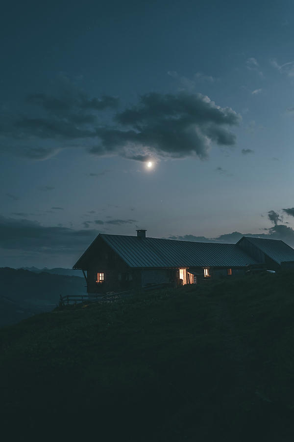 Midnight Mountain Mood #1 Photograph by Constantin Seuss