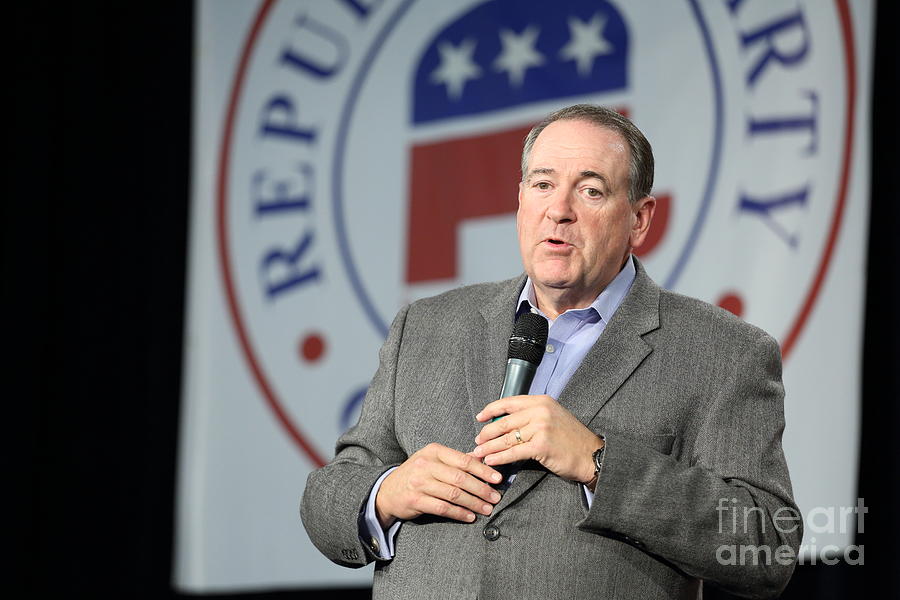 Mike Huckabee Photograph by CJS Photostore Fine Art America