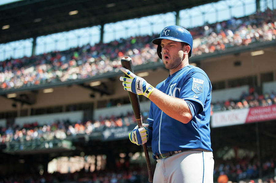 Mike Moustakas Photograph by Rob Tringali Mike Moustakas Photograph by Rob Tringali