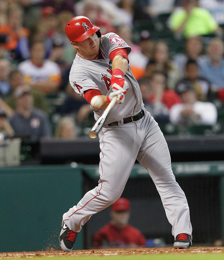 Mike Trout Photograph by Bob Levey
