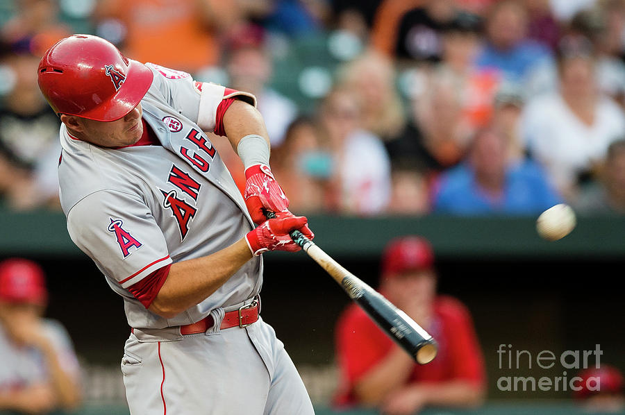 Mike Trout Photograph by Patrick Mcdermott