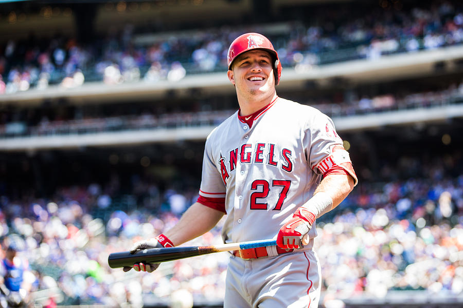 Mike Trout Photograph by Rob Tringali/Sportschrome
